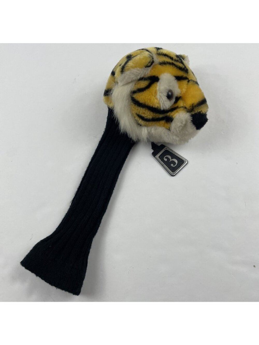 Tiger Golf Club Head Cover #3 Long Neck Knit Plush